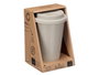 VESSIA Vasos con tapa de silicona Gris 360ml, Lot de 12