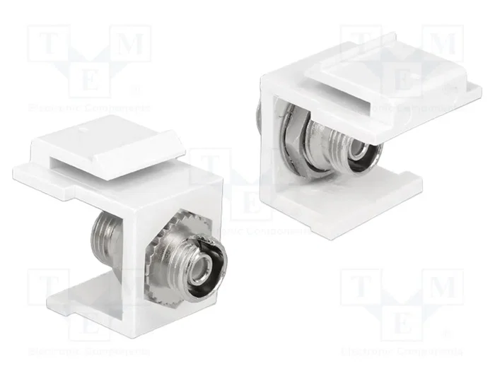 DELOCK Connecteur fibre optique Keystone FC Simplex blanc DELOCK Connecteur fibre optique Keystone FC Simplex blanc