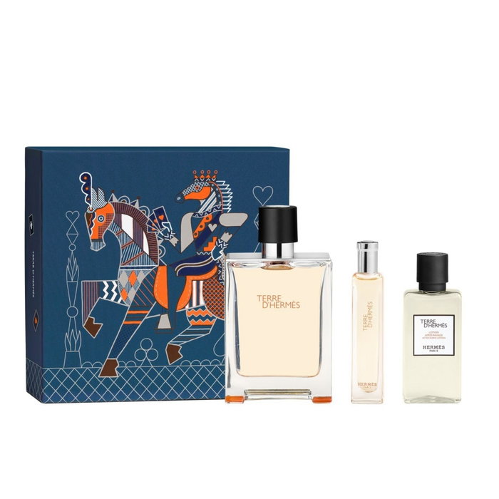 Hermes Coffret Terre d'Hermes: Eau de Toilette 100 ml + 15 ml + Lotion After-Shave Hydratante 40 ml Hermes Coffret Terre d'Hermes: Eau de Toilette 100 ml + 15 ml + Lotion After-Shave Hydratante 40 ml