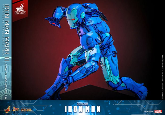 Iron Man Movie Masterpiece Diecast 1/6 Iron Man Mark III (Stealth Mode Ver.) 2.0 Hot Toys Exclusive 33 cm Iron Man Movie Masterpiece Diecast 1/6 Iron Man Mark III (Stealth Mode Ver.) 2.0 Hot Toys Exclusive 33 cm