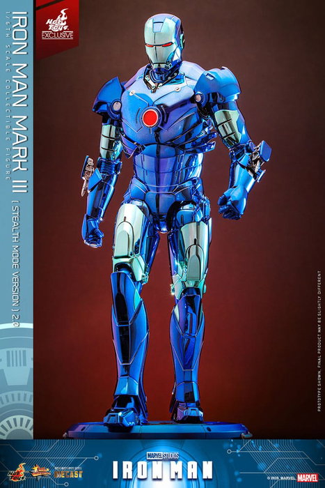 Iron Man Movie Masterpiece Diecast 1/6 Iron Man Mark III (Stealth Mode Ver.) 2.0 Hot Toys Exclusive 33 cm Iron Man Movie Masterpiece Diecast 1/6 Iron Man Mark III (Stealth Mode Ver.) 2.0 Hot Toys Exclusive 33 cm