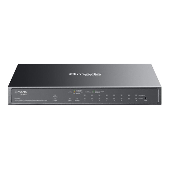TP-Link Switch Omada Agile ES210GP - Switch géré 10 ports Gigabit PoE RJ-45 TP-Link Switch Omada Agile ES210GP - Switch géré 10 ports Gigabit PoE RJ-45