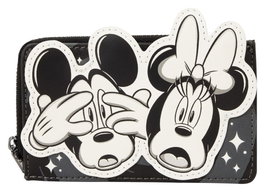Loungefly Mickey & Minnie étui pour carte de transport Ghost