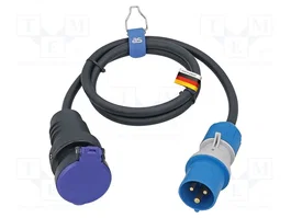 AS SCHWABE Rallonge réseau PowerLight H07RN-F 3G2,5mm2 1,5m