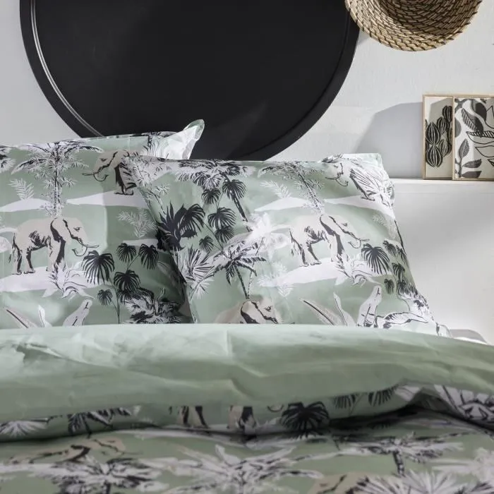 Today - Parure de lit 2 personnes Sunshine 17.21 - Housse de couette 240x260 cm et 2 taies - Coton 57 fils imprimée - Fermeture boutonnière Today - Parure de lit 2 personnes Sunshine 17.21 - Housse de couette 240x260 cm et 2 taies - Coton 57 fils imprimée - Fermeture boutonnière