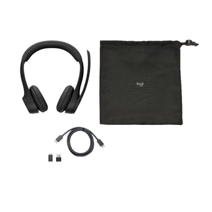 Logitech Zone 305 Casque d'affaires avec récepteur USB pour Microsoft Teams, Référence 981-001451 Logitech Zone 305 Casque d'affaires avec récepteur USB pour Microsoft Teams, Référence 981-001451