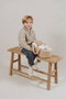 Muñecas Arias - Poupée Elegance 33 cm Babyto beige avec landau (corps en vinyle, sexe garçon) - Pour 3 ans et plus