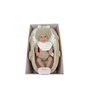 Muñecas Arias - Poupée Elegance 33 cm Babyto beige avec landau (corps en vinyle, sexe garçon) - Pour 3 ans et plus