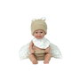 Muñecas Arias - Poupée Elegance 33 cm Babyto beige avec landau (corps en vinyle, sexe garçon) - Pour 3 ans et plus
