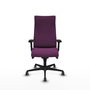 Piqueras Y Crespo Sillón Albacete Morado avec mécanisme Sincro et bras 2D