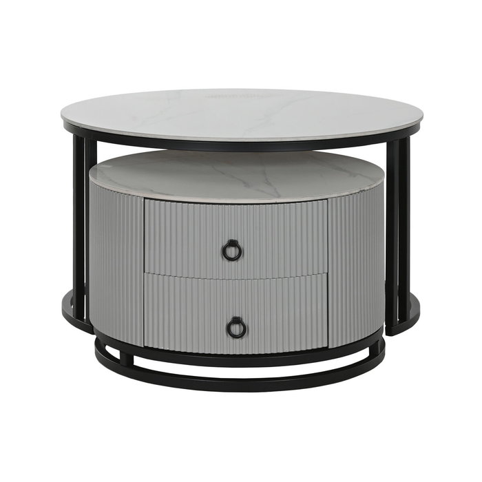 Table Basse Home ESPRIT 80 x 80 x 45 cm