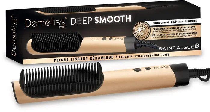 Saint Algue Demeliss DEEP & SMOOTH Peigne lissant Or Saint Algue Demeliss DEEP & SMOOTH Peigne lissant Or