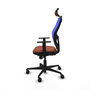 Piqueras y Crespo Chaise de Bureau Jorquera Bleu et Marron