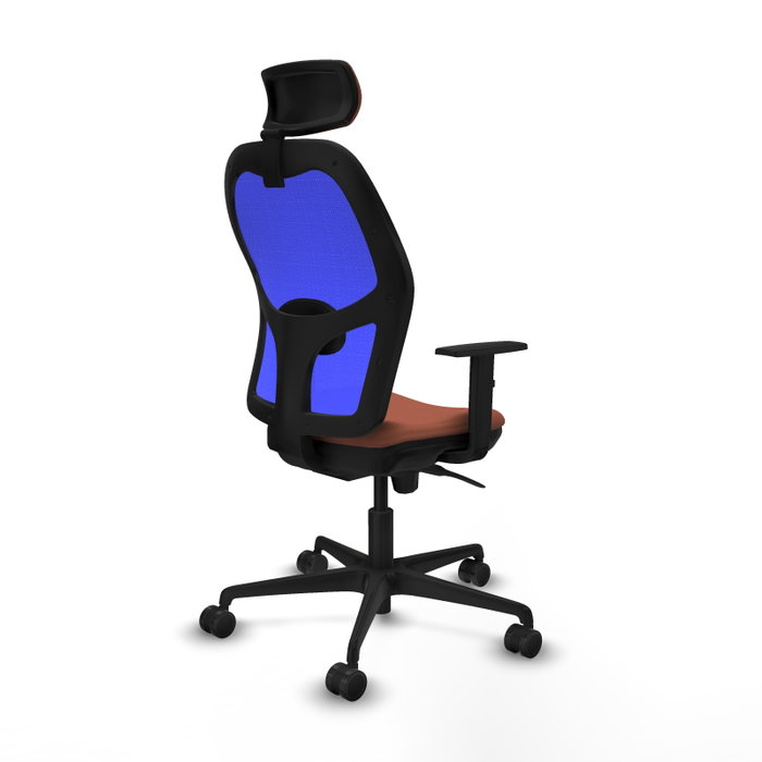 Piqueras y Crespo Chaise de Bureau Jorquera Bleu et Marron Piqueras y Crespo Chaise de Bureau Jorquera Bleu et Marron