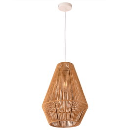 Lampe à suspension Evansville Rope en corde naturelle