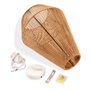 Lampe à suspension Evansville Rope en corde naturelle
