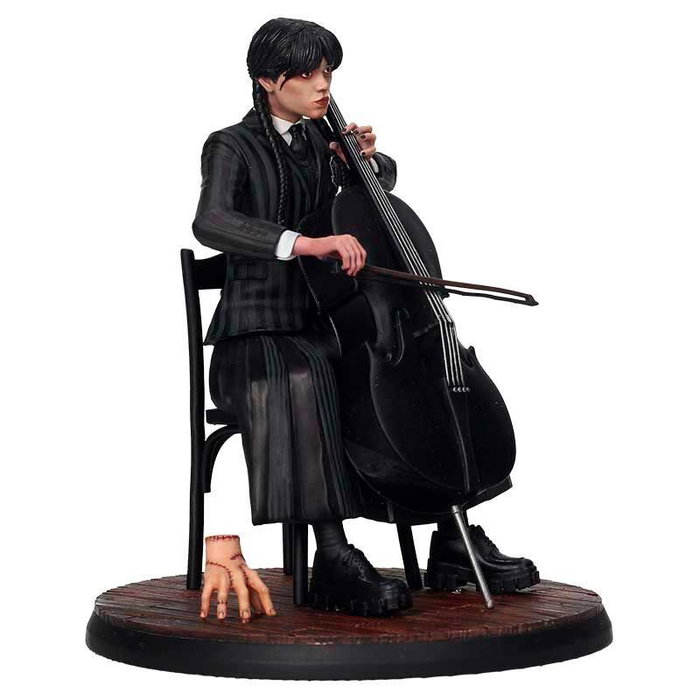 SD Toys - Wednesday Addams avec Violoncelle (15 cm)