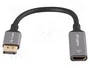 Lanberg Adaptateur DisplayPort mâle vers HDMI femelle 4K 0,2m