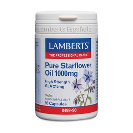 Lamberts Huile de Bourrache Pure 1000 mg 90 Capsules