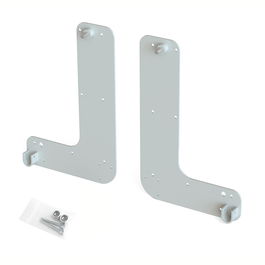 HERRAJES ALK Placas Laterales para Cama Abatible Vertical Horizontal 135-150 cm Acero Gris