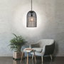 Home Deco Light Lampe suspendue cage noire