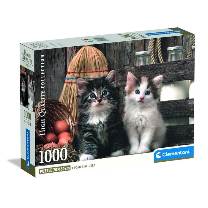CLEMENTONI Puzzle Lovely Kittens 1000 pièces