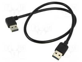 DELOCK Câble USB 2.0 noir, 0,5m