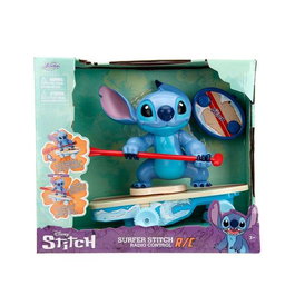 Smoby Radio Control Stitch - Figurine Stitch en planche de surf 25 cm, Jouet radiocommandé