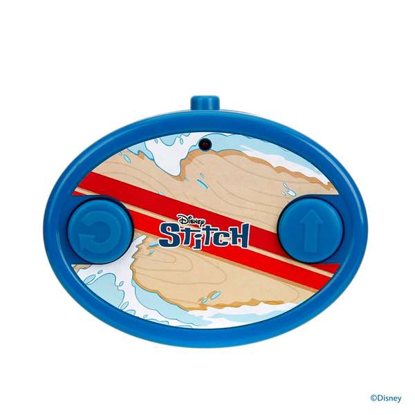 Smoby Radio Control Stitch - Figurine Stitch en planche de surf 25 cm, Jouet radiocommandé