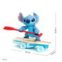 Smoby Radio Control Stitch - Figurine Stitch en planche de surf 25 cm, Jouet radiocommandé