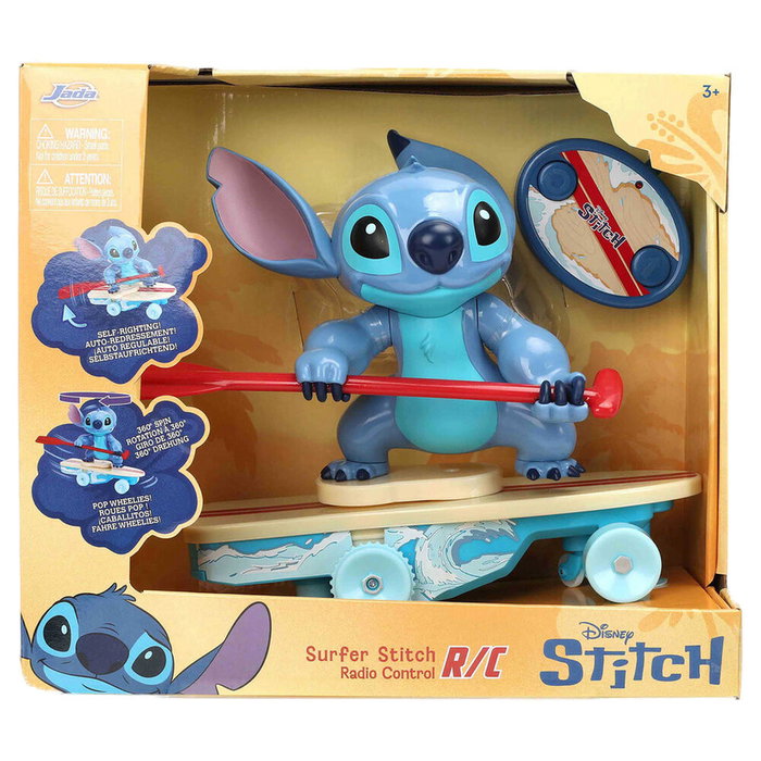 Smoby Stitch sur planche de surf 25cm télécommandé Smoby Stitch sur planche de surf 25cm télécommandé