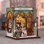 Figurine Model Kit Miniature House Gallery Bookstore 20 x 16 cm