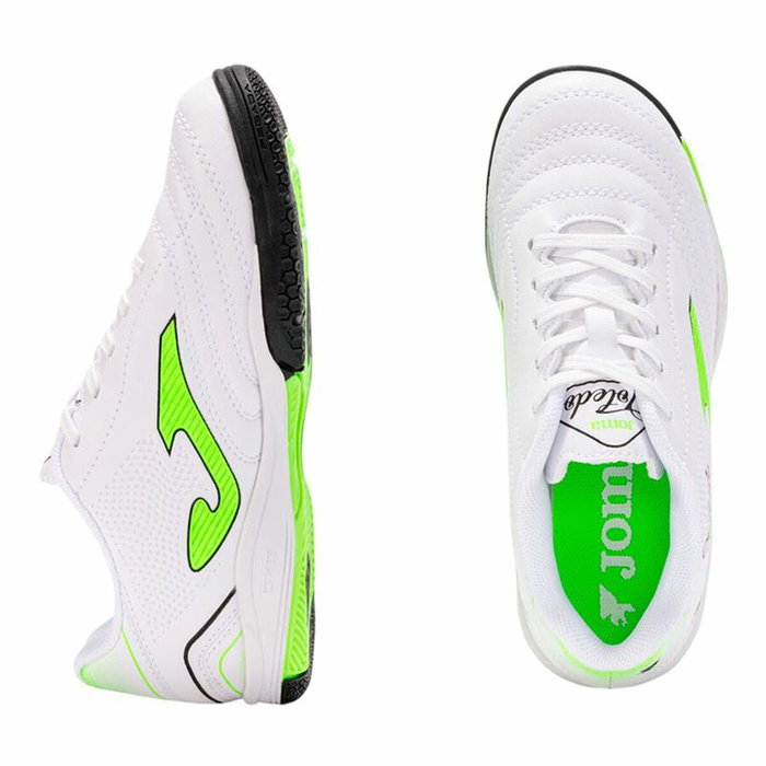 Chaussures de Futsal pour Adultes Joma Sport Top Flex Plus Men 2502 Blanc