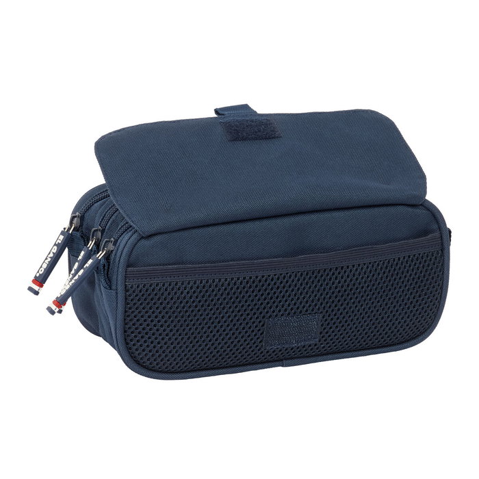 Trousse Fourre-Tout Triple El Ganso Eclipse Blue marine 21,5 x 10 x 8 cm Trousse Fourre-Tout Triple El Ganso Eclipse Blue marine 21,5 x 10 x 8 cm