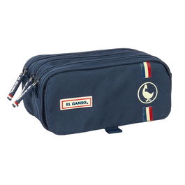 Trousse Fourre-Tout Triple El Ganso Eclipse Blue marine 21,5 x 10 x 8 cm