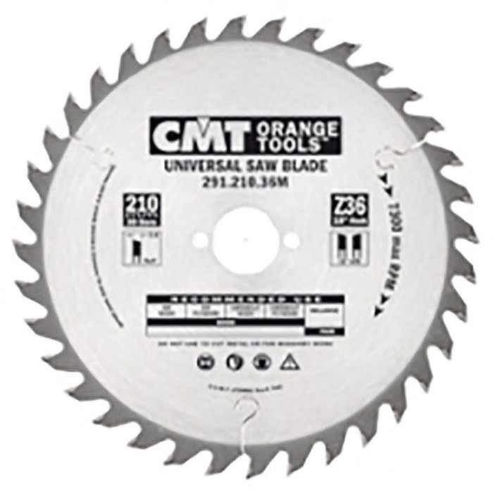 CMT 235-25-2,8 (Z-36) - Lame de scie circulaire Ø235 mm, alésage 25 mm, 36 dents pour bois tendre, dur et contreplaqué CMT 235-25-2,8 (Z-36) - Lame de scie circulaire Ø235 mm, alésage 25 mm, 36 dents pour bois tendre, dur et contreplaqué