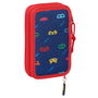 Trousse d'écolier PJ Masks Ready Blue marine 12.5 x 19.5 x 4 cm 28 Pièces