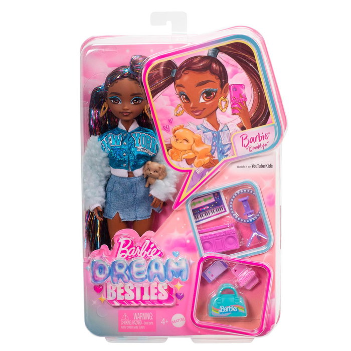 Barbie Équipe de Rêve « Brooklyn » - Poupée et 8 accessoires Barbie Équipe de Rêve « Brooklyn » - Poupée et 8 accessoires