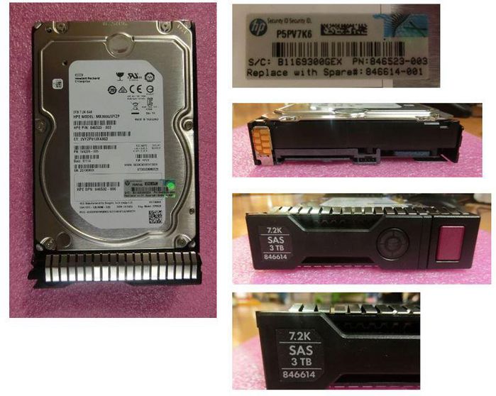 HP HPE Server Enterprise 3 To 3,5 pol 12G SAS 7.2K rpm LFF SC