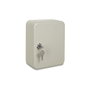 Benson Coffre à clés métallique pour 20 clés, acier, 20 x 8 x 16 cm, beige, design aléatoire