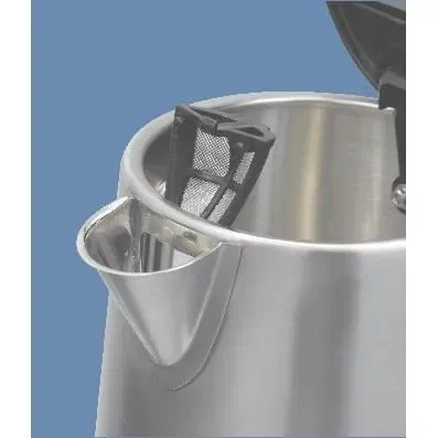 Kenwood JKM076 Bouilloire électrique compacte 0.5L, inox satiné et noir, filtre anti-calcaire amovible, 670-800W, couvercle articulé