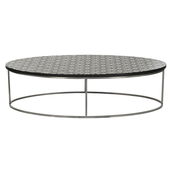 Table Basse Home ESPRIT Noir Ivoire 150 x 80 x 40 cm Table Basse Home ESPRIT Noir Ivoire 150 x 80 x 40 cm