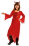 My Other Me Déguisement Démonia Rouge Robe et Diadème Taille 3-4 Ans Polyester