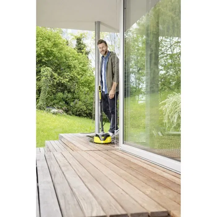 Karcher T-Racer T 7 Plus - Nettoyeur haute pression de surfaces 180 bar, fonction rinçage, réglable, pour terrasses et sols extérieurs