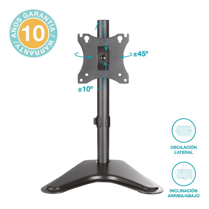 Holmios Support de TV/Monitor de bureau 17 pouces Holmios Support de TV/Monitor de bureau 17 pouces