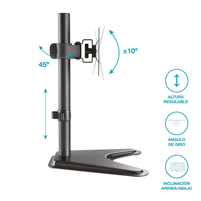 Holmios Support de TV/Monitor de bureau 17 pouces Holmios Support de TV/Monitor de bureau 17 pouces