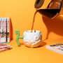 ERIK Tasse 3D Smoke-Smoke One Piece avec Motif de Fruit en Céramique