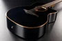 LAG Guitare Acoustique Auditorium A/E Cutaway Édition Limitée Bisel - Noire