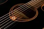 LAG Guitare Acoustique Auditorium A/E Cutaway Édition Limitée Bisel - Noire