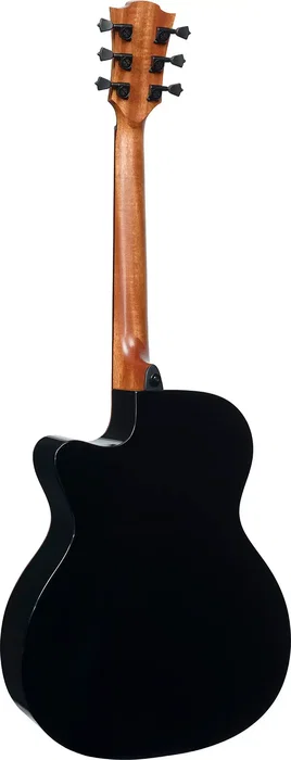 LAG Guitare Acoustique Auditorium A/E Cutaway Édition Limitée Bisel - Noire